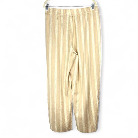 STARS ABOVE Women’s Wide Leg Linen Blend Pants XXL Vacation Beach Festival - Picture 5 of 7